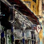 Erinnerungen_Gsdf_Bahnhof_2006_Acryl-auf-Papier_50x70